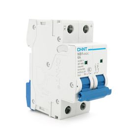 Автоматический выключатель DC CHNT NB1-63DC 2P C6 DC500V,6A,6kA,DIN,86x36x49.5mm