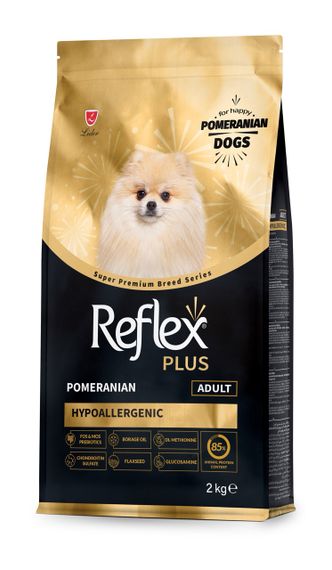 Сухой корм для собак породы померанский шпиц Reflex Plus Pomeranian, 2 кг | Зображення 1