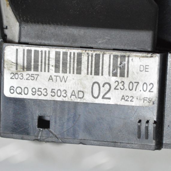 Підрульовий перемикач в зборі Volkswagen Polo 4 2002-2009 лівий правий Фольксваген Поло 4 6Q0953503AD | Зображення 5