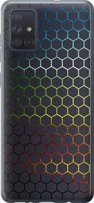 Чохол на Samsung Galaxy A71 2020 A715F Переливні стільники з пластику FCh_010231