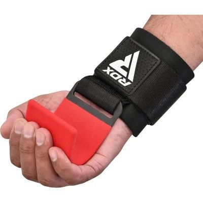 Крюки для тяги на запястья RDX W5 Gym Hook Strap Red Plus (WAN-W5R+) | Зображення 4