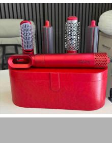 Професійний мультистайлер для волосся 5в1 Матовый Червоний XPRO в шкіряній кейсі (47750-5977_612)