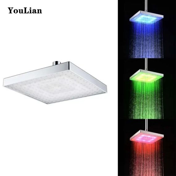 Насадка для душу з LED підсвічуванням RGB LED SHOWER Світлодіодна Лійка | Зображення 2
