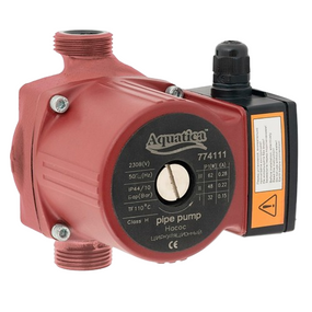 Насос циркуляційний 0,245кВт 8м 200л/хв Ø2" 180мм + гайки Ø1¼" Aquatica