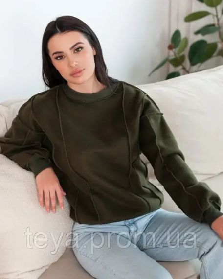 Толстовка цвет хаки размер S FI_006637 | Зображення 3