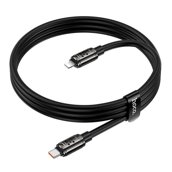 Кабель Hoco U143,Type-C-Lighting,27W,длина 1.2м,Black,BOX | Зображення 5