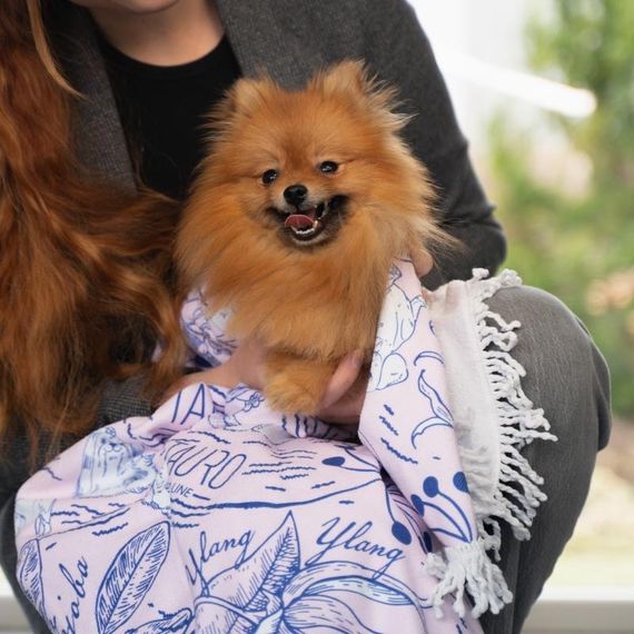 Рушник для собак та котів кругле Tauro Pro Line, 150 см | Зображення 2