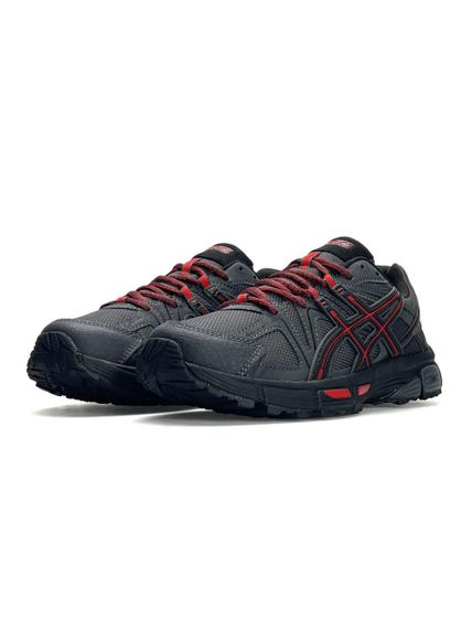 Кросівки ASICS Gel-Kahana 8 GTX All Black Grey Red весна / осінь A4539 42 | Зображення 1