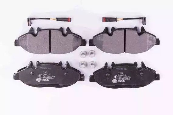 Колодки передні гальмівні Vito (639) 03-07 (ch.No342257), HELLA PAGID (8DB355010651) | Зображення 2