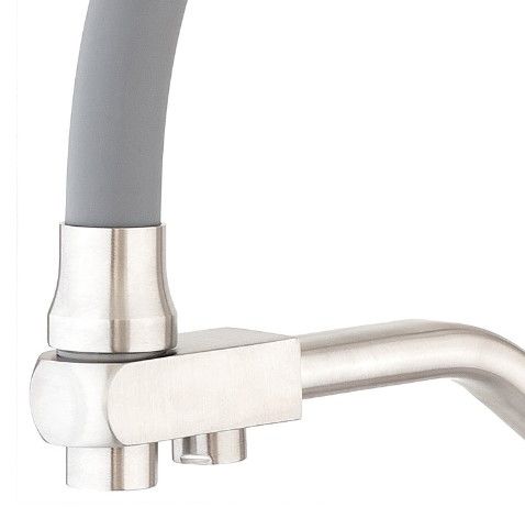 Змішувач для кухні Mixxus із сірим силіконовим виливом FUL-021 (MI6020) | Зображення 3