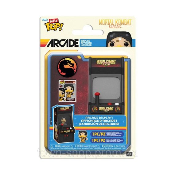 Игровой набор Bitty POP! Arcade серии Mortal Combat - Скорпион