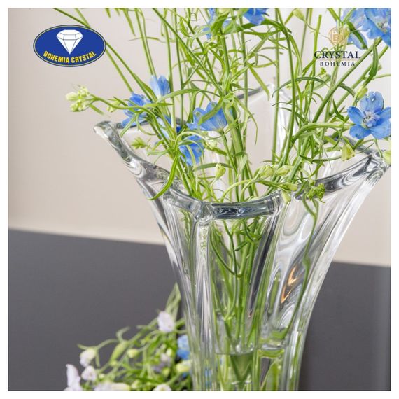 Ваза скляна для квітів Bohemia Florale 36 см 8KA88/99E50/360 | Зображення 7