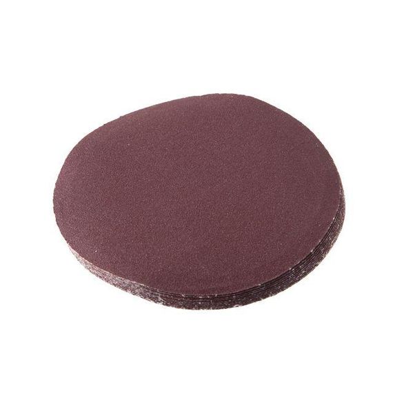 Круг наждачний самоклейний 125 мм, папір класу E, К150, 10 од. INTERTOOL BT-0563 | Зображення 1