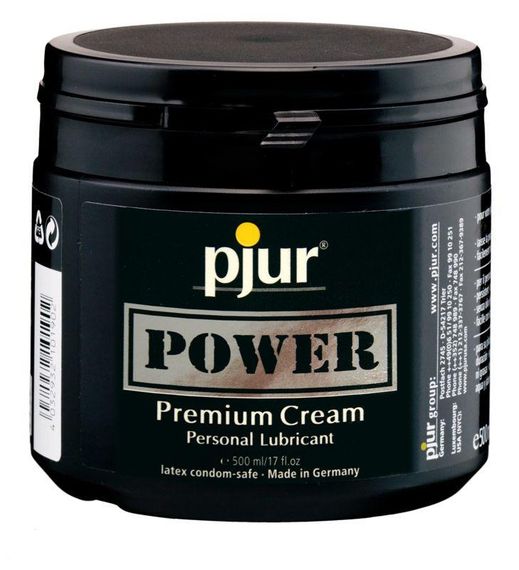 Густа змазка для фістингу та анального сексу pjur POWER Premium Cream 500 мл на гібридній основі Sex Aura