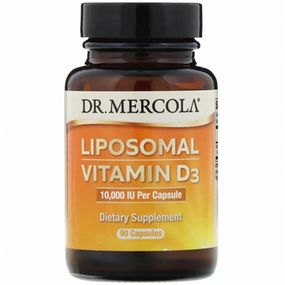 Вітамін D Dr. Mercola Liposomal Vitamin D3 10000 IU 90 Caps