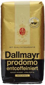 Кофе в зернах Dallmayr Prodomo Decaffeinato 500 гр Германия 100% Арабика Далмаер Продомо без кофеина декаф