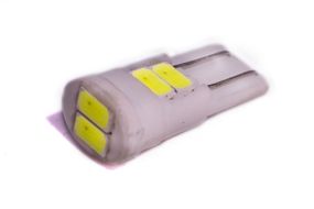 Светодиодная лампа AllLight T10 6 диодов 5630 W2,1x9,5d 12V керамика
