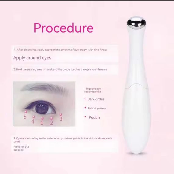 Электрический массажёр для глаз от морщин | Зображення 4