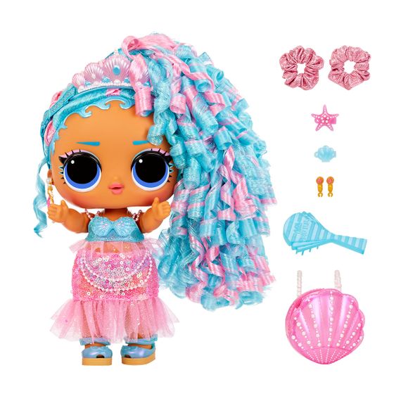 Королева Сплеск Big Baby Hair Hair Hair ігровий набір мегаляльки ЛОЛ | Зображення 6