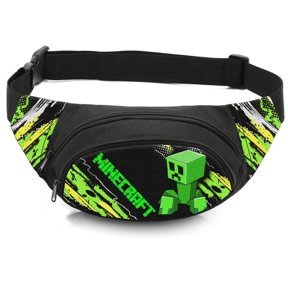 Сумка-бананка дитяча з принтом Minecraft поясна сумка для хлопчика (4546)