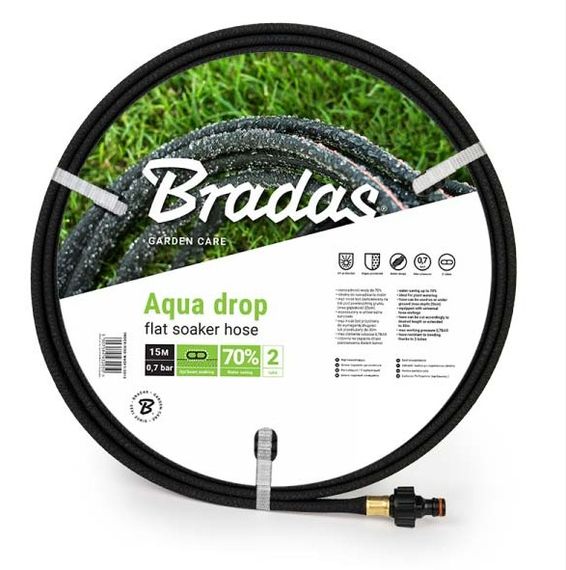 Шланг що сочиться Bradas AQUA-DROP FLAT 1/2" – 15 м WADF1/2015
