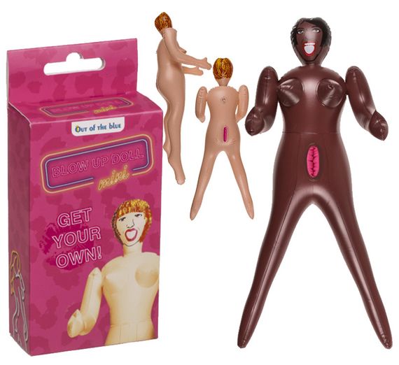 Надувна міні лялька Mini Blow Up Doll Mini Brunette, 66 см Sex Aura