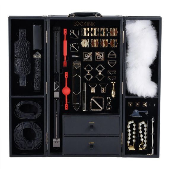 БДСМ-набор LOCKINK All-in-1 BDSM Play Kit - Crocodile Leather sexstyle