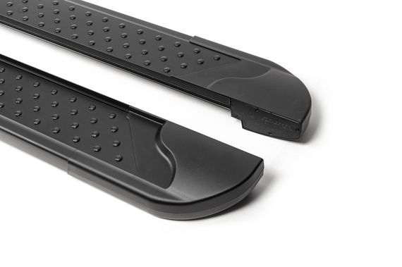 Бокові пороги Allmond Black (2 шт., алюміній) Long/ExtraLong для Man TGE | Зображення 2