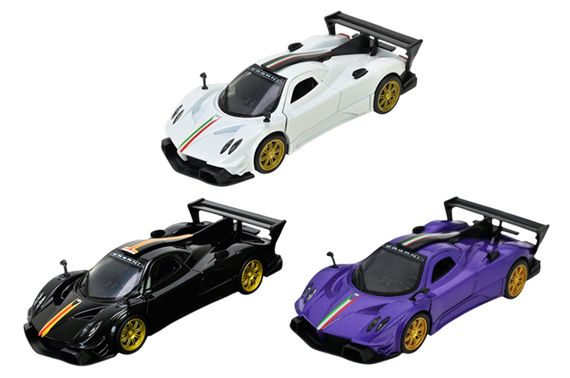 Машина металева 10007 5" Pagani Zonda Revolucion, відкриваються двері, в коробці 16,5x7x8 см АВТОПРОМ | Зображення 1