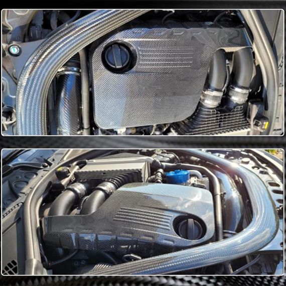 Крышка двигателя (для F80, Карбон) для BMW 3 серия F-30/31/34 2012-2019 гг | Зображення 3