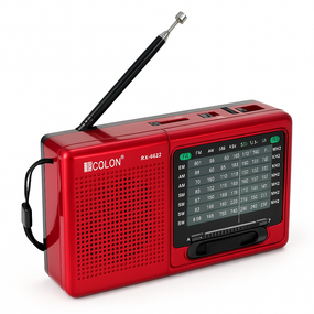 Портативне аварійне радіо MP3 USB Golon RX-6622, Радіо в стилі ретро, Радіоприймач 220v RI-94