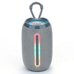 Портативная Bluetooth-колонка TG653 USB с ремешком. Цвет: серый