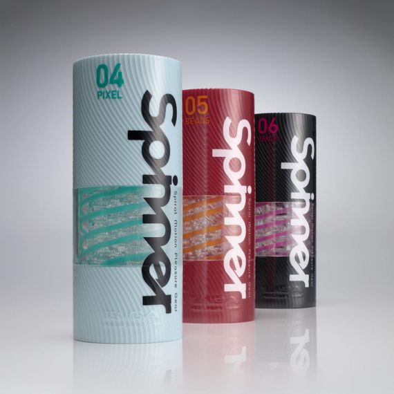 Мастурбатор Tenga Spinner 06 Brick с упругой стимулирующей спиралью внутри Sex Aura | Зображення 6
