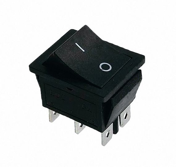Переключатель KCD1-1-202 B/B 1 клавиша черный Ny95500683