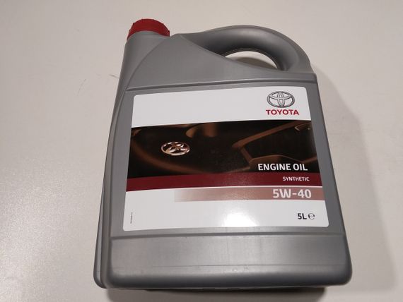 Олива моторна 5W-40 синтетична Тойота Engine Oil 5 л (08880-80835) (0888080835) | Зображення 1