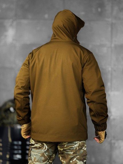 Демісезонна тактична куртка софтшел lion кайот ВТ5052 | Зображення 2