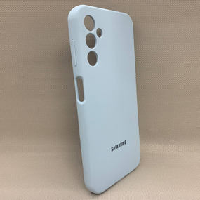 Чохол з логотипом для Samsung Galaxy A14 | Протиударний | Soft Touch | Блакитний