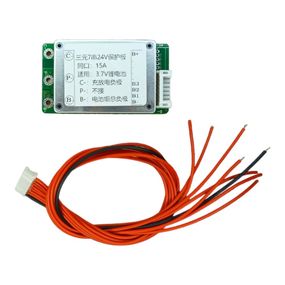 BMS 7S плата защиты аккумуляторов Li-Ion 24V 15A