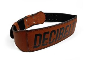 Пояс атлетичний EasyFit DeciBelt (шкіра) коричневий S (EF-BRS)