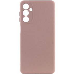 Чохол TPU GETMAN Liquid Silk Full Camera для Samsung Galaxy M34 5G Рожевий / Pink Sand