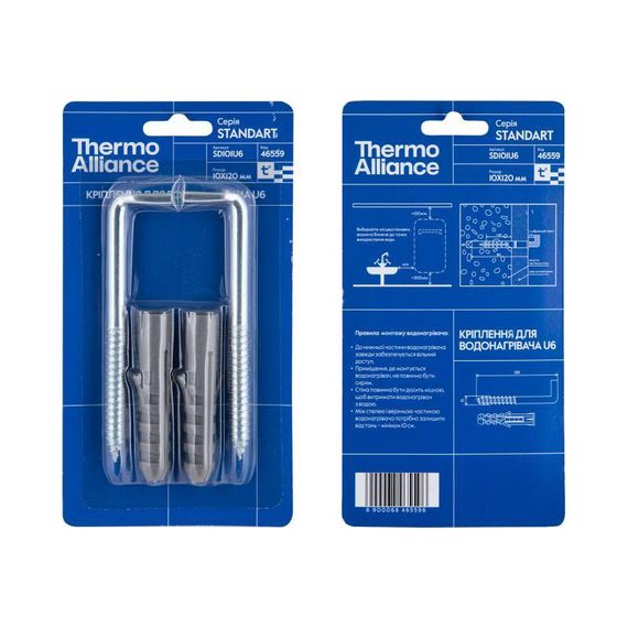 Thermo Alliance Кріплення для водонагрівача U6 10х120 мм SD101U6 | Зображення 1