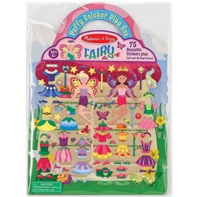 Набор для творчества Melissa&amp;Doug Объемные многоразовые наклейки Феи (MD19414)