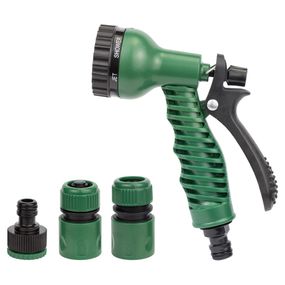 Набір для поливу Grad пістолет-розпилювач 7-ми режимний 2 коннектора + адаптер ABS (5012525)