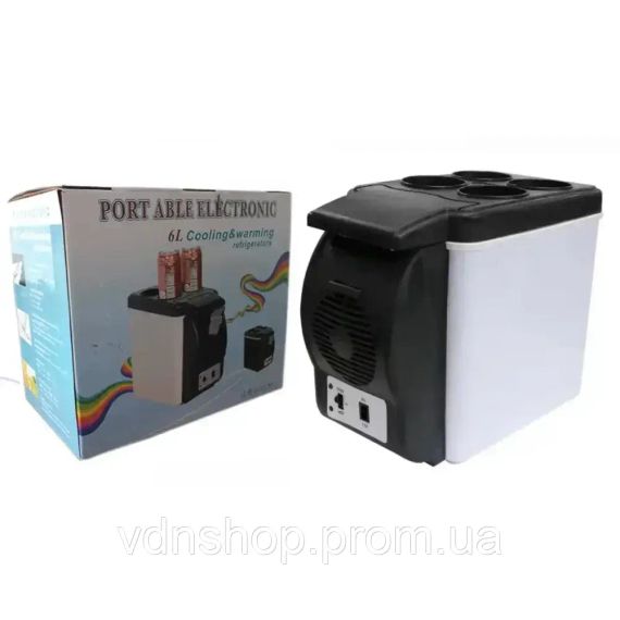 Автомобільний міні-холодильник Cooling and Warming Refrigerator 6L, Холодильник для машини | Зображення 8