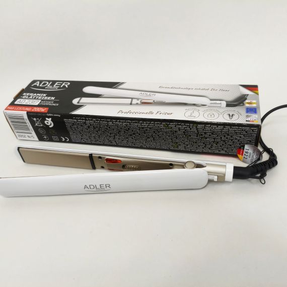 Випрямляч для перукарень ADLER AD-2317 200Вт, Випрямляч праска для короткого волосся EH-21 | Зображення 2