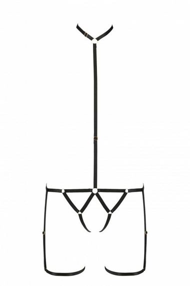 Портупея стрепи на все тіло Passion Exclusive BRENDA Чорний 2XL/3XL | Зображення 4