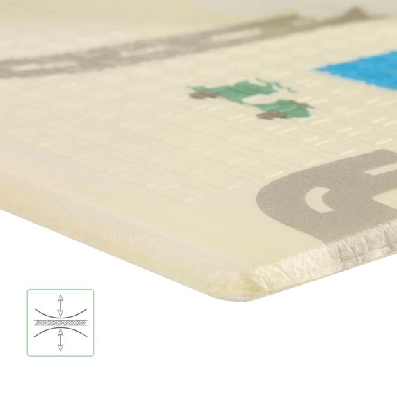 Детский складной коврик MD04 CITY 195x180 см NILS FUN | Зображення 6