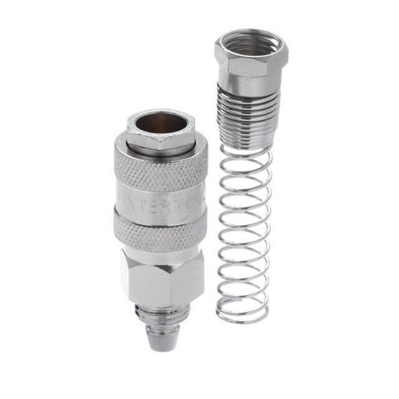 Швидкороз'ємне з'єднання з пружиною для спіральних та прямих шлангів 6,5*10 мм INTERTOOL PT-1831 | Зображення 3