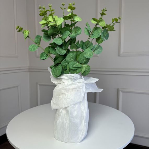 Букет евкаліпту штучний для декору 5шт/уп. зеленый LA-87