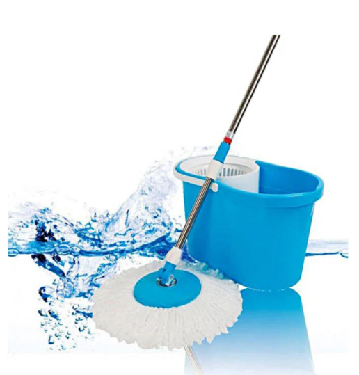 Універсальна швабра з віджимом-центрифугою і відром Easy Mop "Кругла Швабра" | Зображення 1